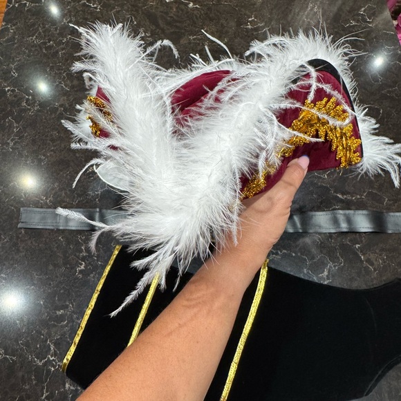 Kids Pirate Costume with Gold Trim - Picture 9 of 11